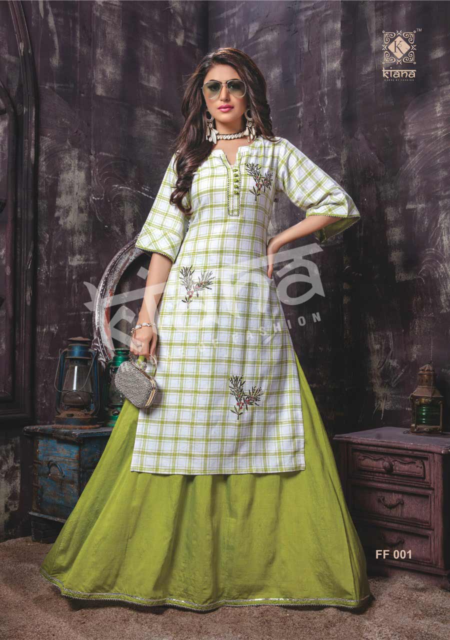 Fusion Flavours Kiana Satin Lurex Kurti Manufacturer Fusion Flavours Kiana Satin Lurex Kurti Manufacturer